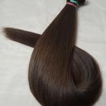 Nano gyűrűre tincsezett, 6-os festett 60cm 100% eredeti emberi haj/ 10gr