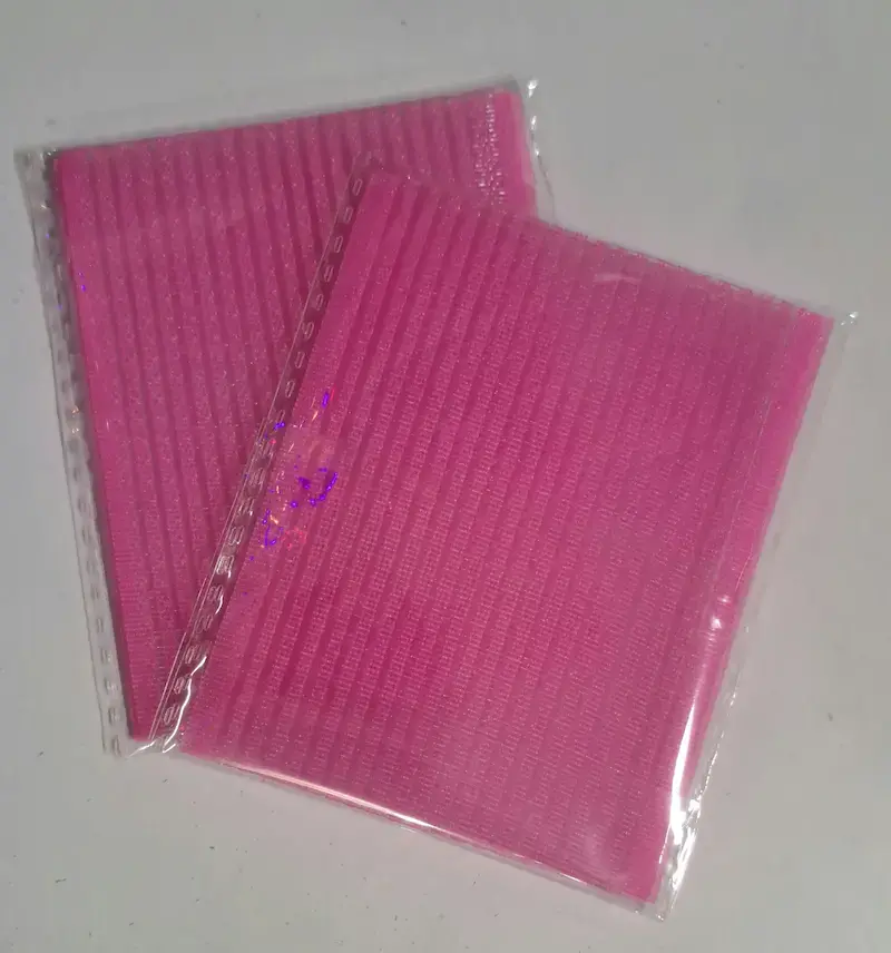 Tépőzáras hajleválasztó 1pár (2db) / magenta