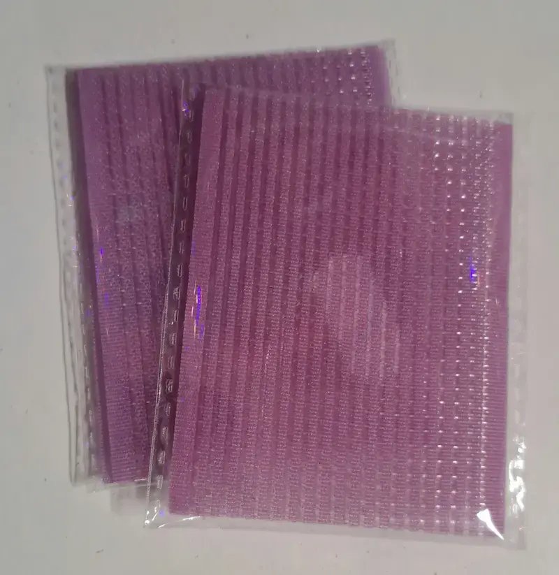 Tépőzáras hajleválasztó 1pár (2db) / lila