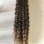 Szintetikus póthaj 8-as barna-szőke ombre hullámos 100gr/70cm (8)