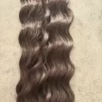 Szintetikus póthaj csokibarna hullámos 100gr /70-75cm (6)
