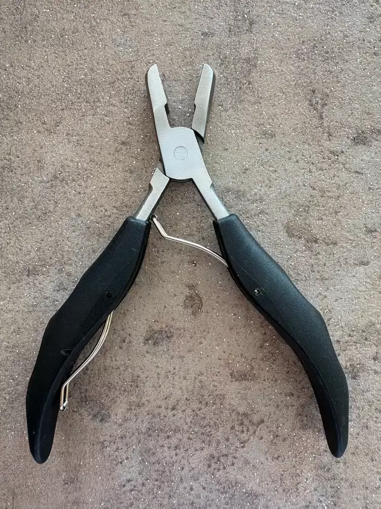 Keratintörő fogó leszedéshez