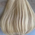 Festett tincses bézs szőke 50cm 100% eredeti emberi haj/ 10gr