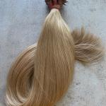 Nano gyűrűre tincsezett, 8-as festett szőke 60cm 100% eredeti emberi haj/ 10gr