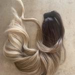 Ombre vasalható I. osztályú, hullámos 55-60 cm szintetikus copf (5)