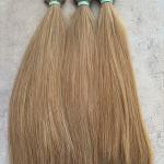 Nano gyűrűre tincsezett sötétszőke 50-55cm 100% eredeti emberi haj/ 10gr