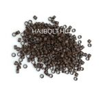 Sötétbarna szilikon nélküli mikrogyűrű 1000db/4,5mm; 4mm (3#)