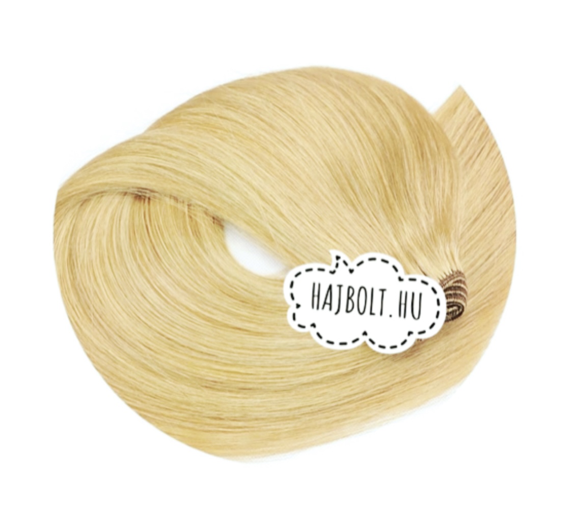 Világosszőke tresszelt 50cm 100% eredeti haj/ 10gr