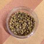 Karamell szilikonos nano gyűrű 1000db (8#)