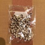 Hamvas szőke szilikon nélküli mikrogyűrű 1000db/4,5mm (6#)