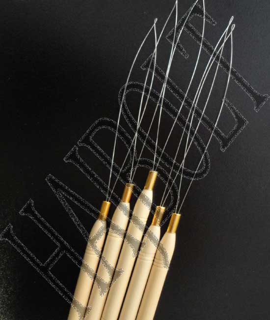 Hosszú mikrógyűrű behúzótű