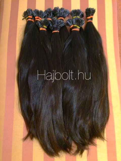 Tincsezett 40cm natúr 4-5-ös vastagszálú haj 100% eredeti emberi/10 gr