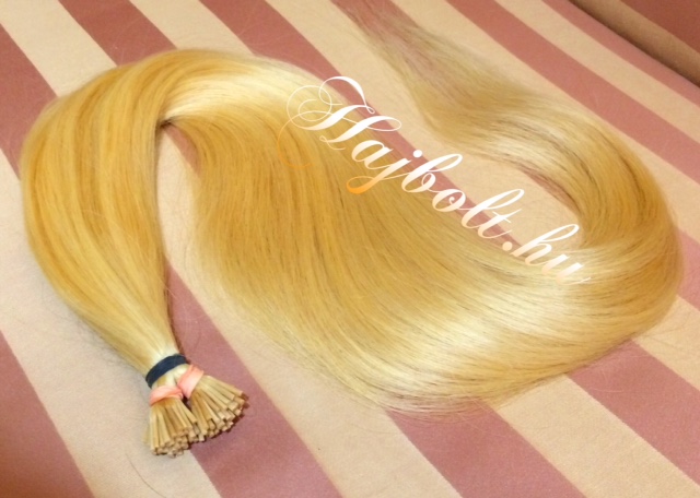 Tincsezett szőke 40 cm 100% eredeti emberi haj/ 10gr
