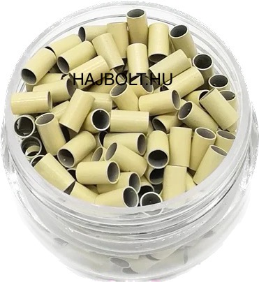 Világosszőke réz hüvelygyűrű 1000db/3,5mm; 2,8mm