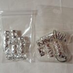 Póthaj dísz ezüst színű 10db