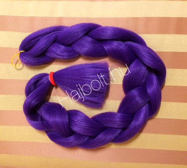 Szintetikus póthaj lila 100gr/70cm