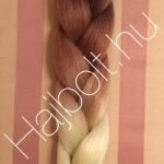 Szintetikus póthaj ombre (fekete-barna-szőke) 100gr / 60cm