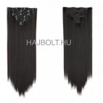Natúr barna 100% emberi hajból készült csatos haj kb. 110-115 gr 70cm