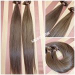 Festett 7-es barna színű tresszelt 100% eredeti emberi haj 77cm/ 10 gr