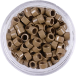 Karamell szilikon nélküli mikrogyűrű 100db/4mm; 4,5mm (8#)