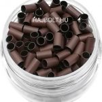 Gesztenyebarna réz hüvelygyűrű 100db/3,5mm; 2,8mm