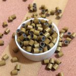 Karamell szilikonos hüvelygyűrű 1000db/4mm