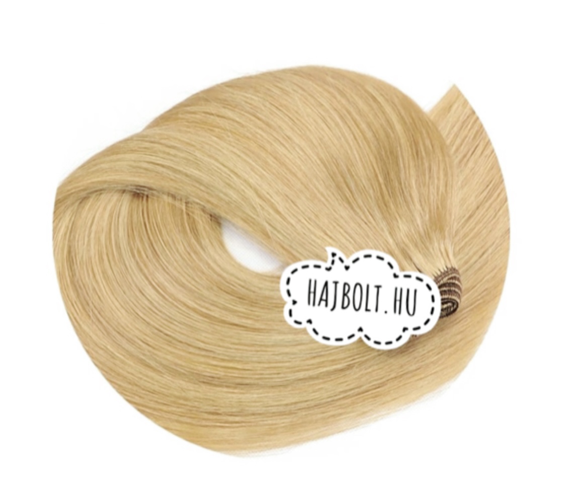 Mézszőke tresszelt 50cm 100% emberi haj/ 10gr