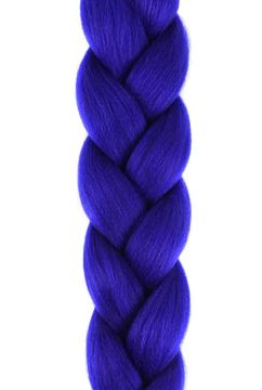 Szintetikus póthaj királykék 100gr/60cm