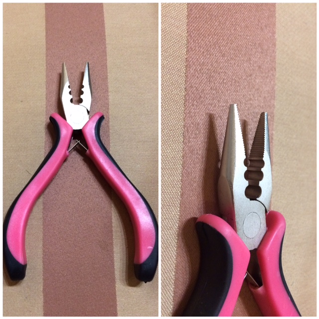 Leszedő fogó erős, rózsaszín