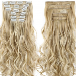 Világosszőke csatos 40-80 cm eredeti emberi haj
