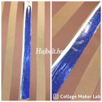 Glitter szál hajba, királykék színű dísz hajfonáshoz