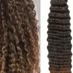 Szintetikus póthaj barna-réz 100gr/45cm (9)