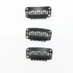 Sötétbarna hajcsat csatos hajhoz