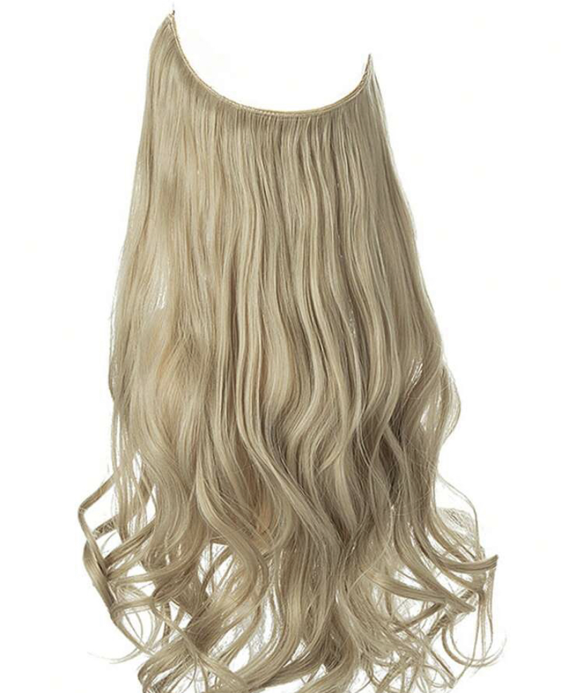 Világosszőke I. osztályú szintetikus vasalható damilos haj