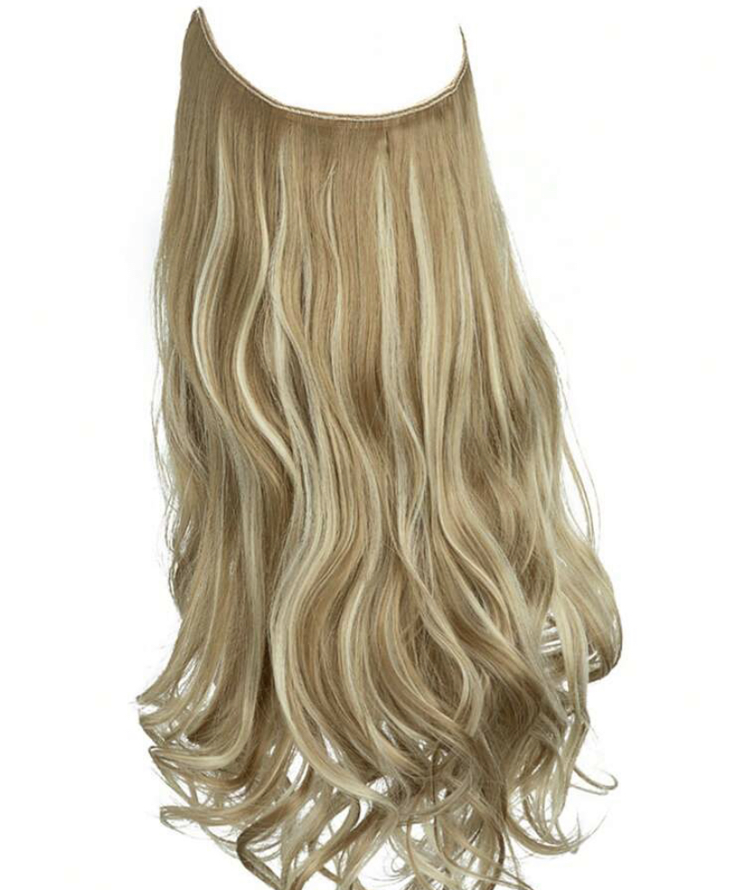 Világos melíros I. osztályú szintetikus vasalható damilos haj