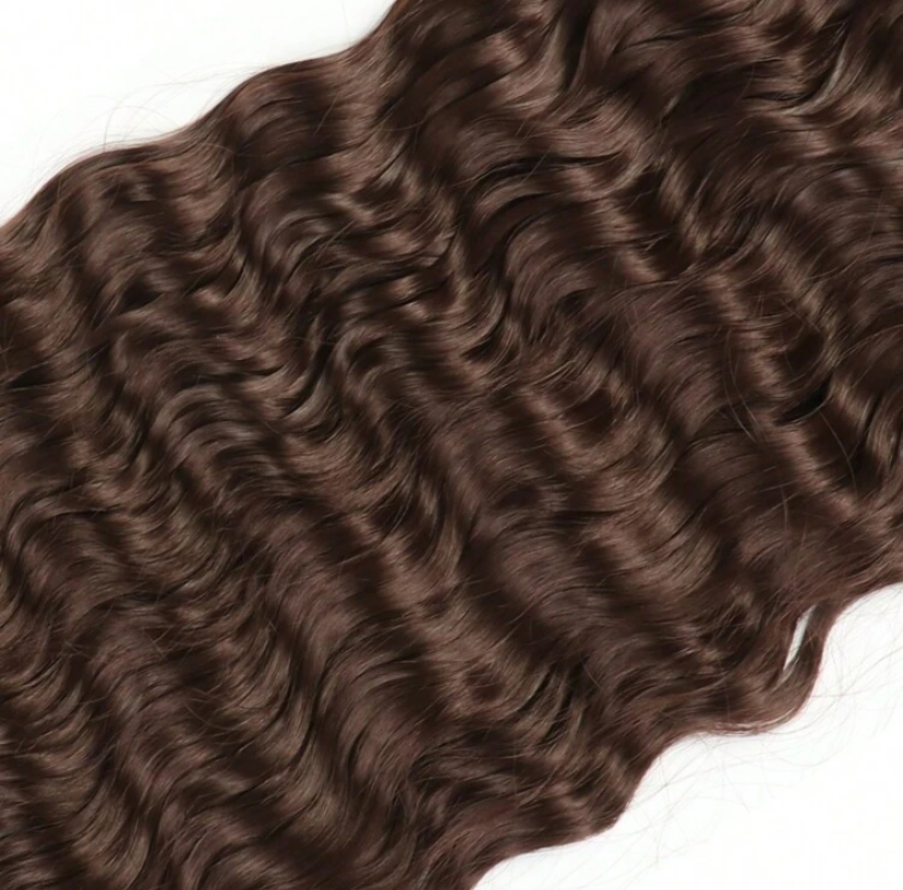 Szintetikus póthaj (7-es csokibarna) hullámos 100gr/50-55cm (6R)