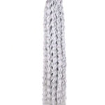 Szintetikus póthaj ezüst hullámos 100-120gr 70cm (10)